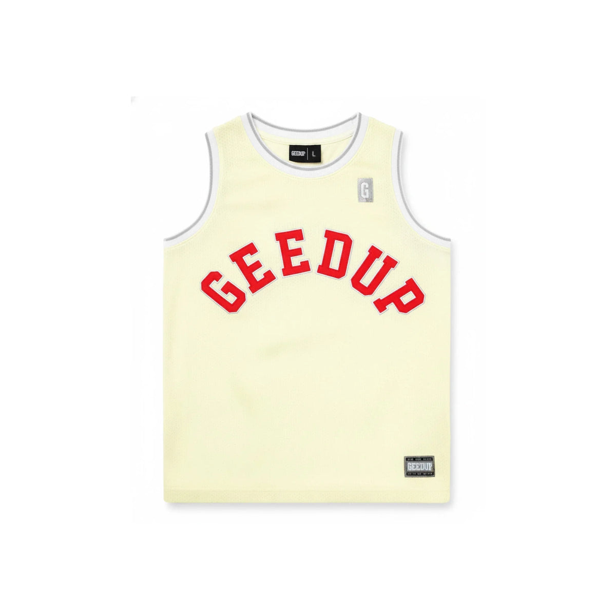 Geedup Co Basketball Jersey 'Cream'