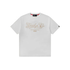 Geedup Co. Cursive T-Shirt 'Off White' (2025)