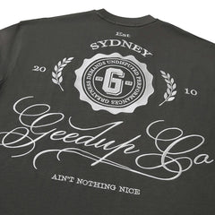 Geedup Co. Cursive T-Shirt 'Soft Black' (2025)