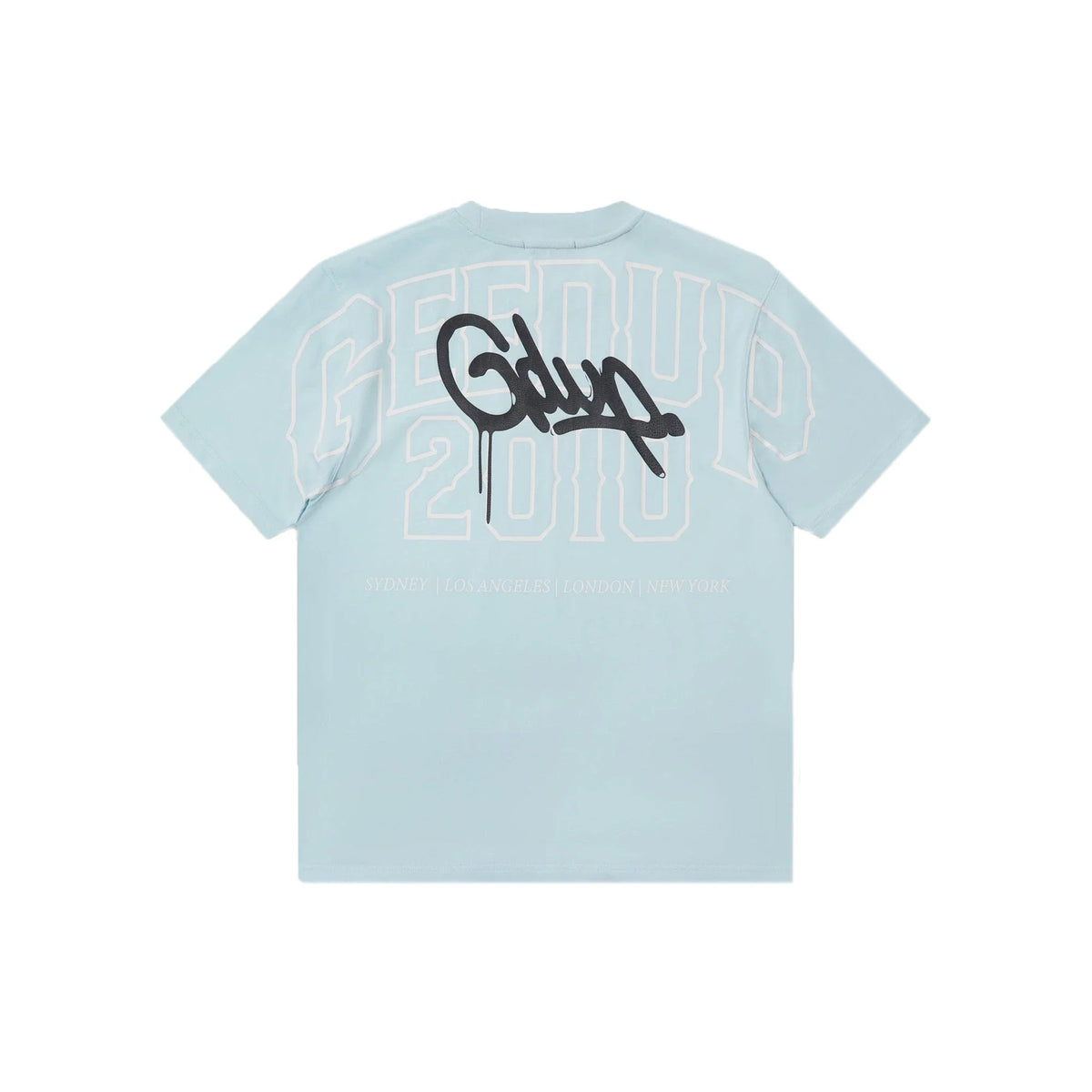 Geedup Core Handstyle T-Shirt 'Cool Blue/ Black' (2025)