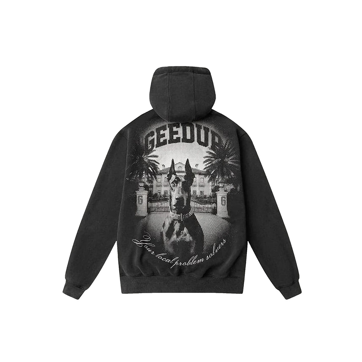 Geedup Dobermann Hoodie 'Washed Black' (2025)