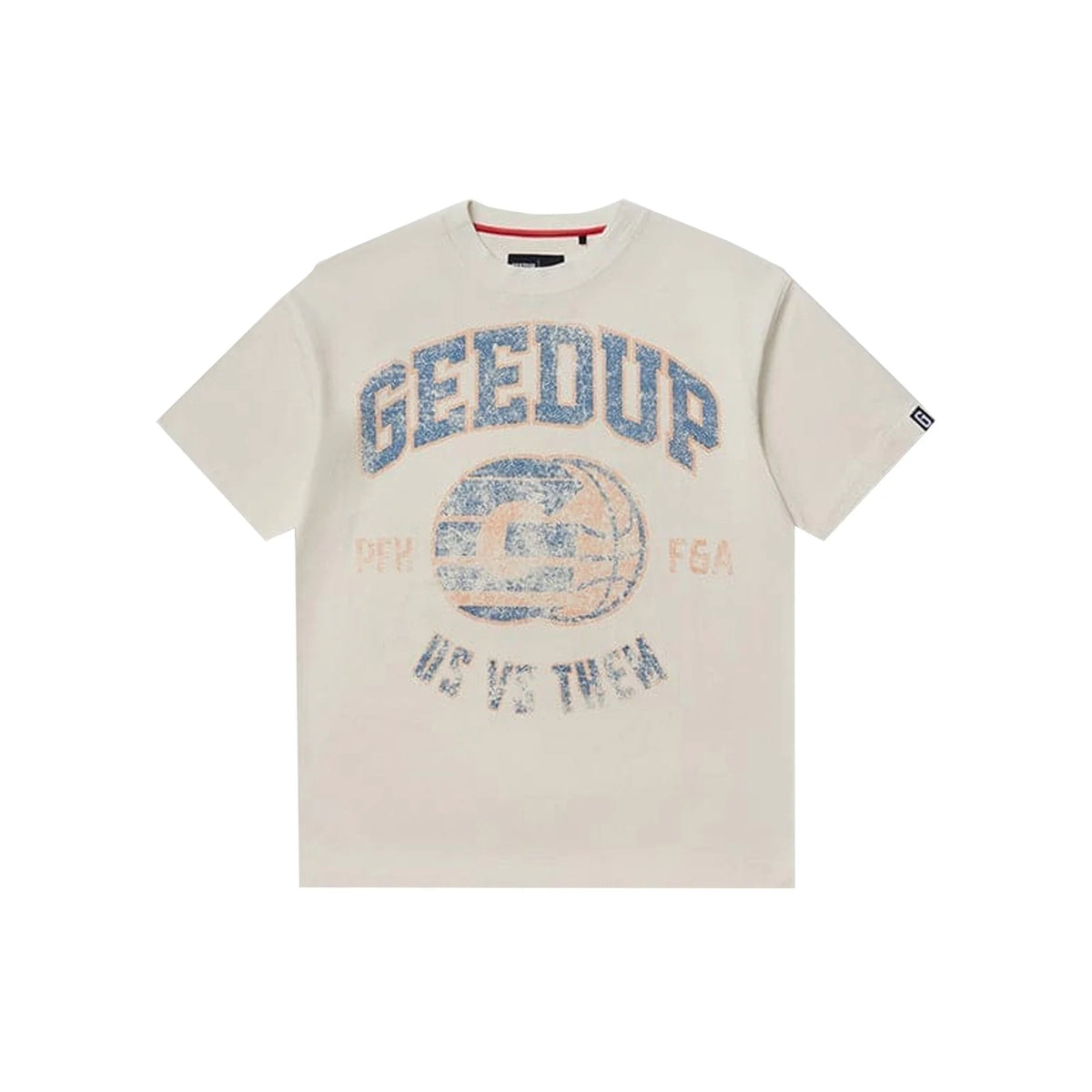 Geedup G-Ball T-Shirt 'Off White/ Purple' (2025)