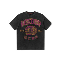 Geedup G-Ball T-Shirt 'Washed Black/ Purple' (2025)