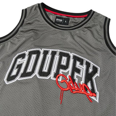 Geedup GDUPFK Basketball Jersey 'Grey/ Red' (2025)
