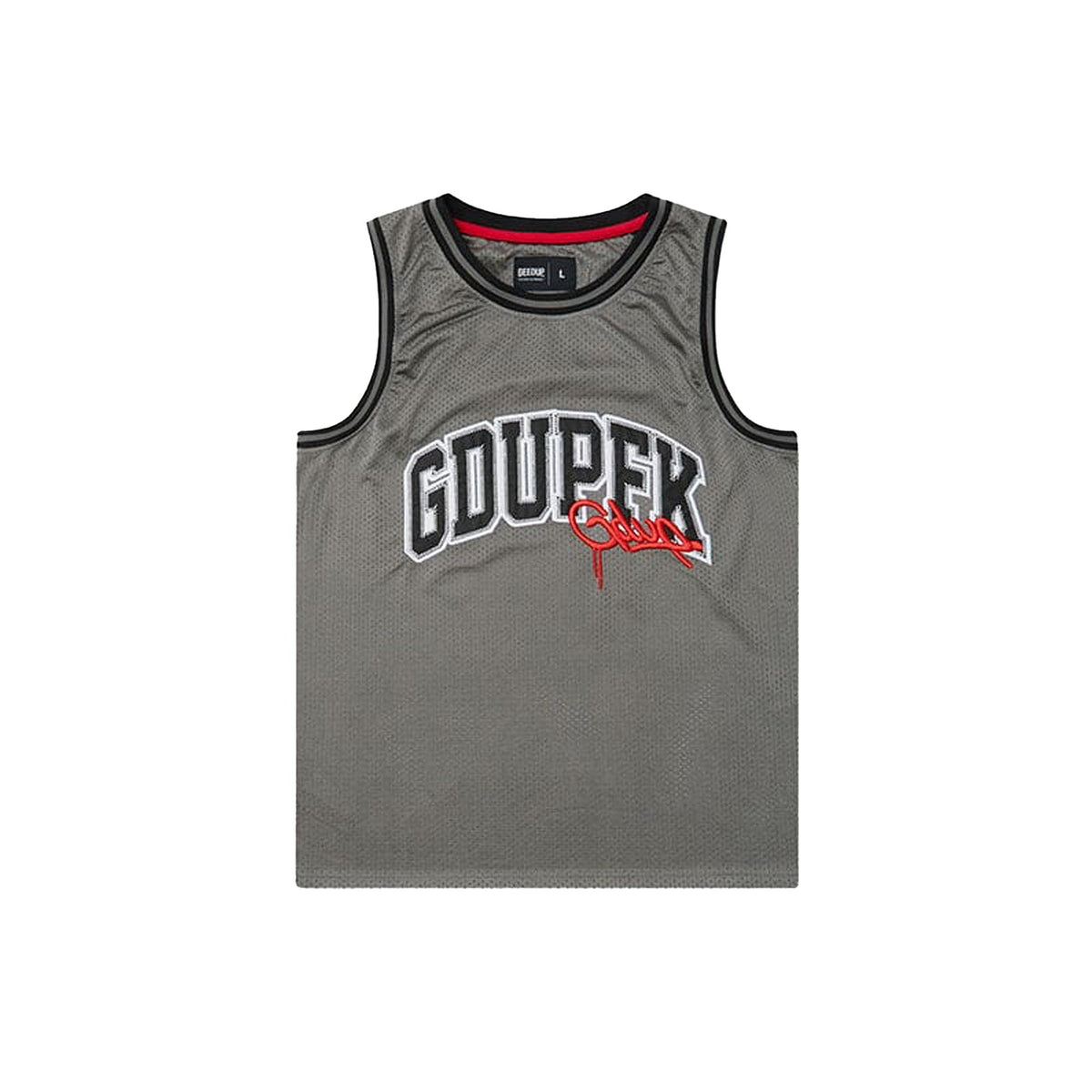 Geedup GDUPFK Basketball Jersey 'Grey/ Red' (2025)