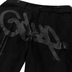 Geedup Handstyle Cargo Short 'Black' (2025)