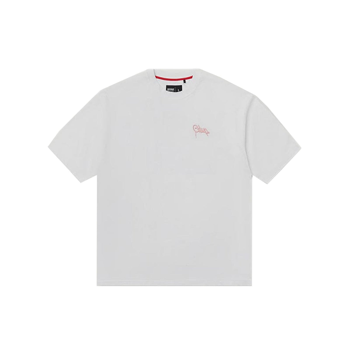 Geedup Handstyle EMB T-Shirt 'White/ Pink' (2024)