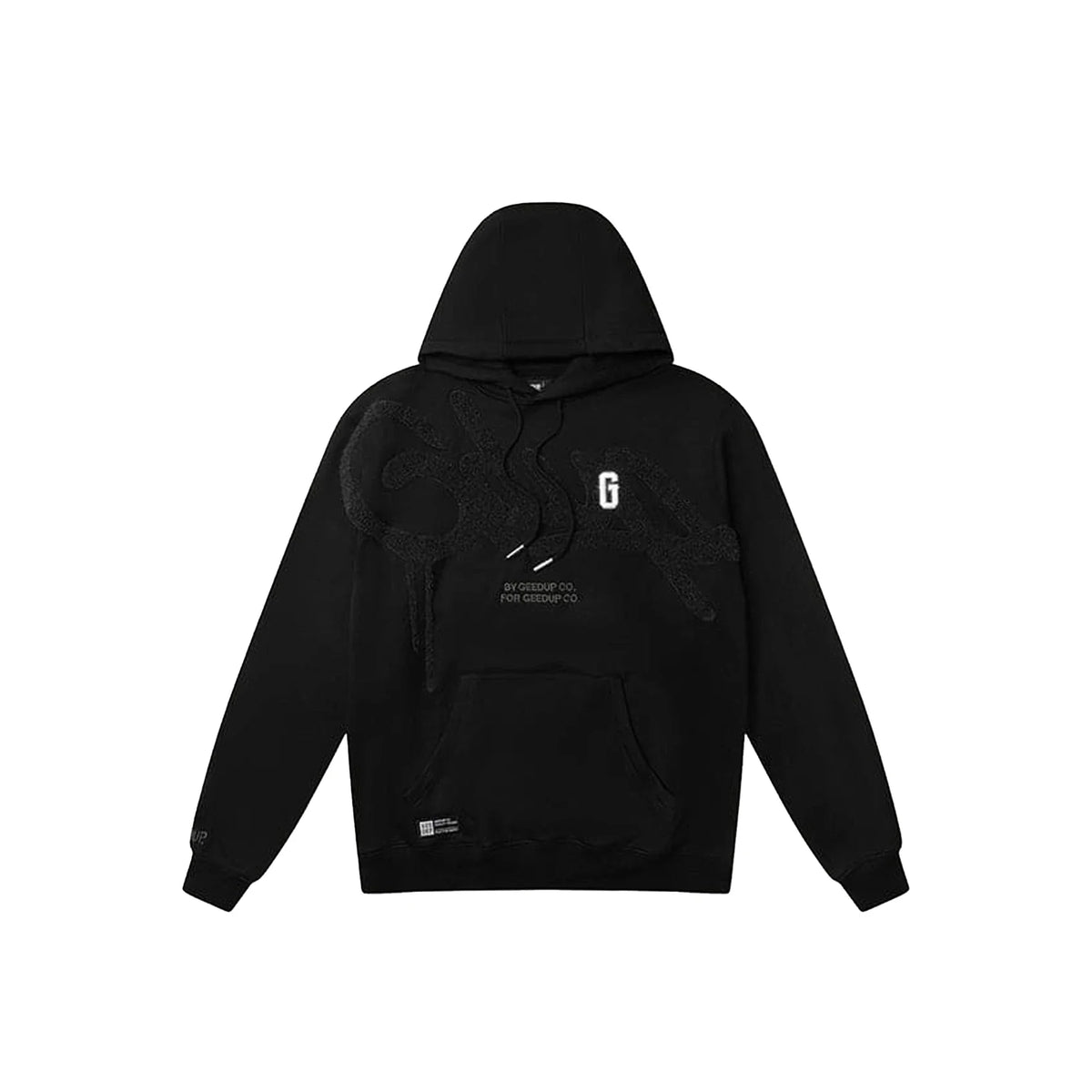 Geedup Handstyle/G Hoodie 'Black/ Charcoal' (2025)