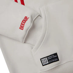Geedup Handstyle G Hoodie 'Light Grey/ Red' (2025)