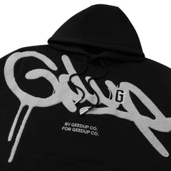 Geedup Handstyle G Hoodie 'Black/ Light Grey' (2025)