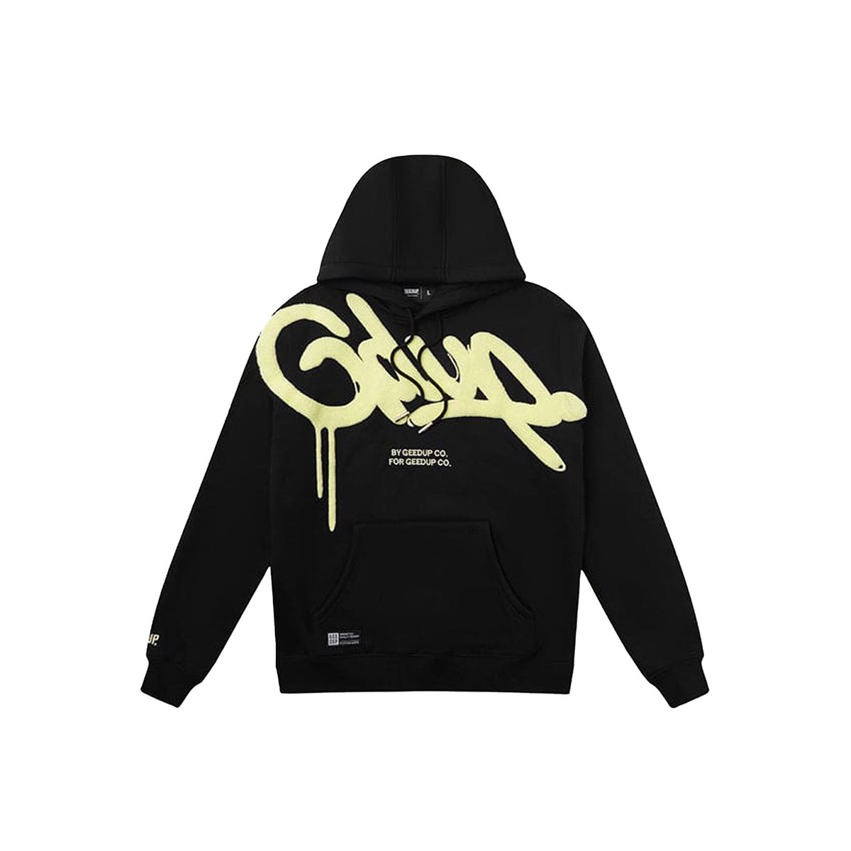 Geedup Handstyle Hoodie 'Black/ Sorbet' (2025)