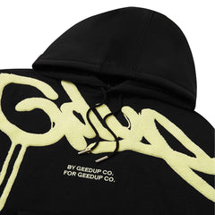 Geedup Handstyle Hoodie 'Black/ Sorbet' (2025)