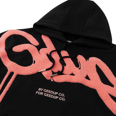 Geedup Handstyle Hoodie 'Black/ Peach' (2024)