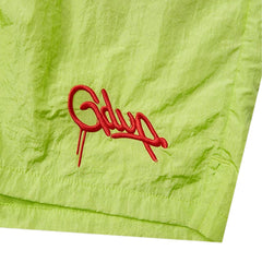 Geedup Handstyle Nylon Shorts 'Hyper Yellow' (2025)