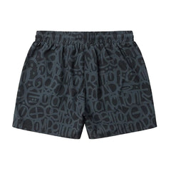 Geedup Handstyle Swim Short 'Black/ Red' (2025)