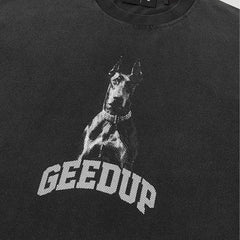 Geedup L.P.S Dobermann T-Shirt 'Washed Black' (2025)