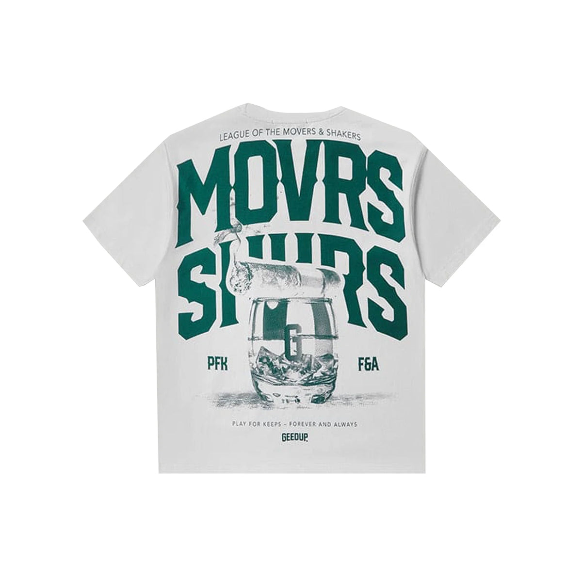 Geedup MVRS & SHKRS Cigar T-Shirt 'Off White/ Green' (2025)