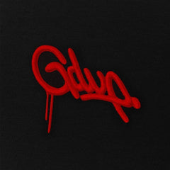 Geedup Micro Handstyle T-Shirt 'Black/ Red' (2025)