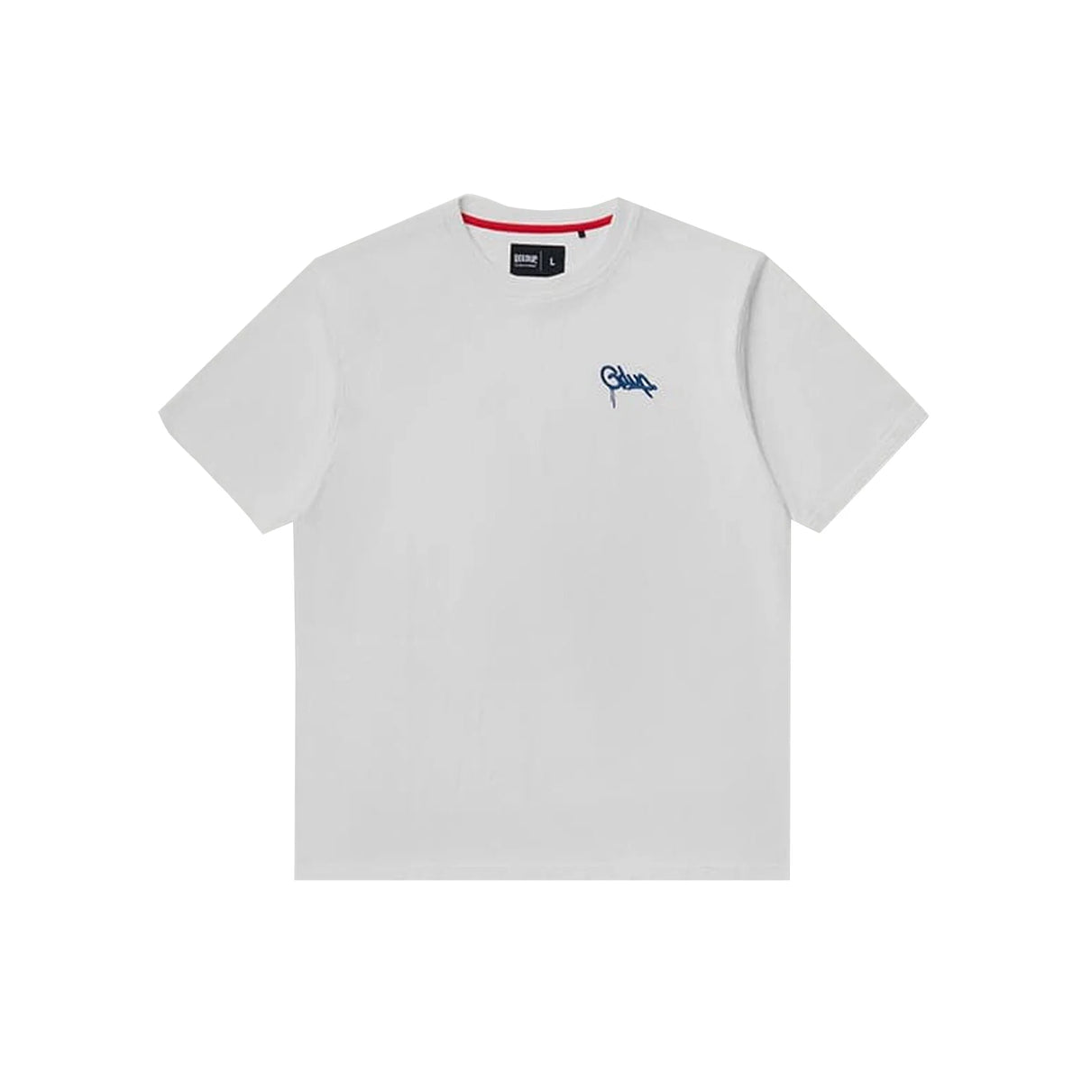Geedup Micro Handstyle T-Shirt 'White/ Blue' (2025)