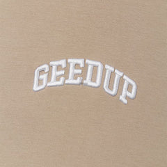 Geedup Micro Team Logo Hoodie 'Tan' (2024)