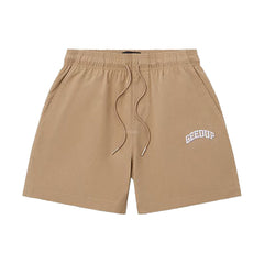 Geedup Micro Team Logo Shorts 'Tan' (2024)