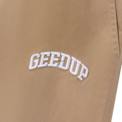 Geedup Micro Team Logo Shorts 'Tan' (2024)