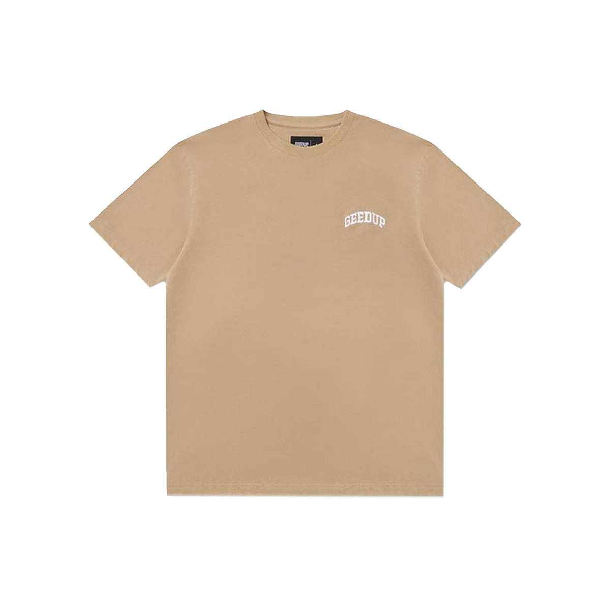 Geedup Micro Team Logo T-Shirt 'Tan' (2024)