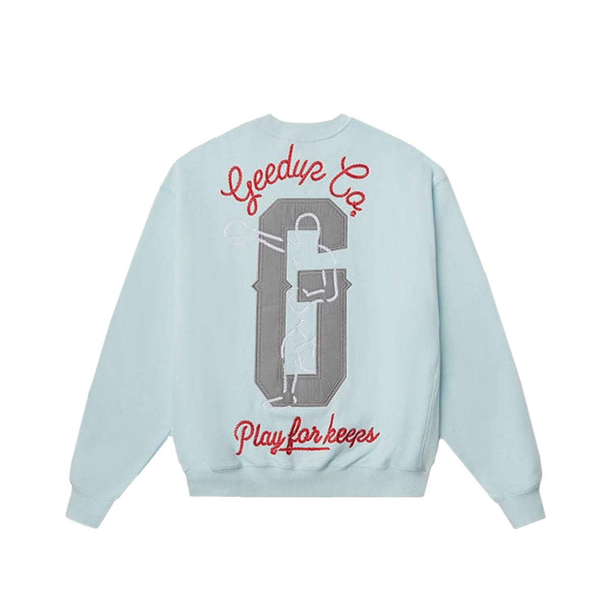 Geedup PFK Boxer Crewneck 'Cool Blue/ Red' (2025)