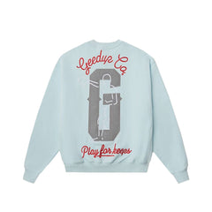 Geedup PFK Boxer Crewneck 'Cool Blue/ Red' (2025)