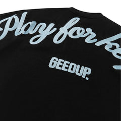 Geedup PFK Script T-Shirt 'Black/ Blue' (2025)