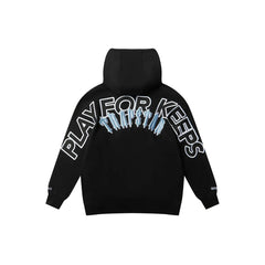 Geedup x Trapstar PFK x Irongate Hoodie 'Black/ Cool Blue' (2025)