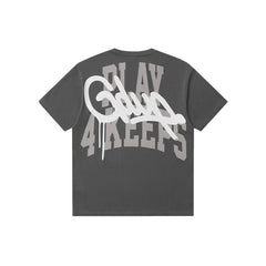 Geedup Play 4 Keeps T-Shirt 'Charcoal/ White' (2025)