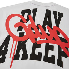 Geedup Play 4 Keeps T-Shirt 'White/ Red' (2025)