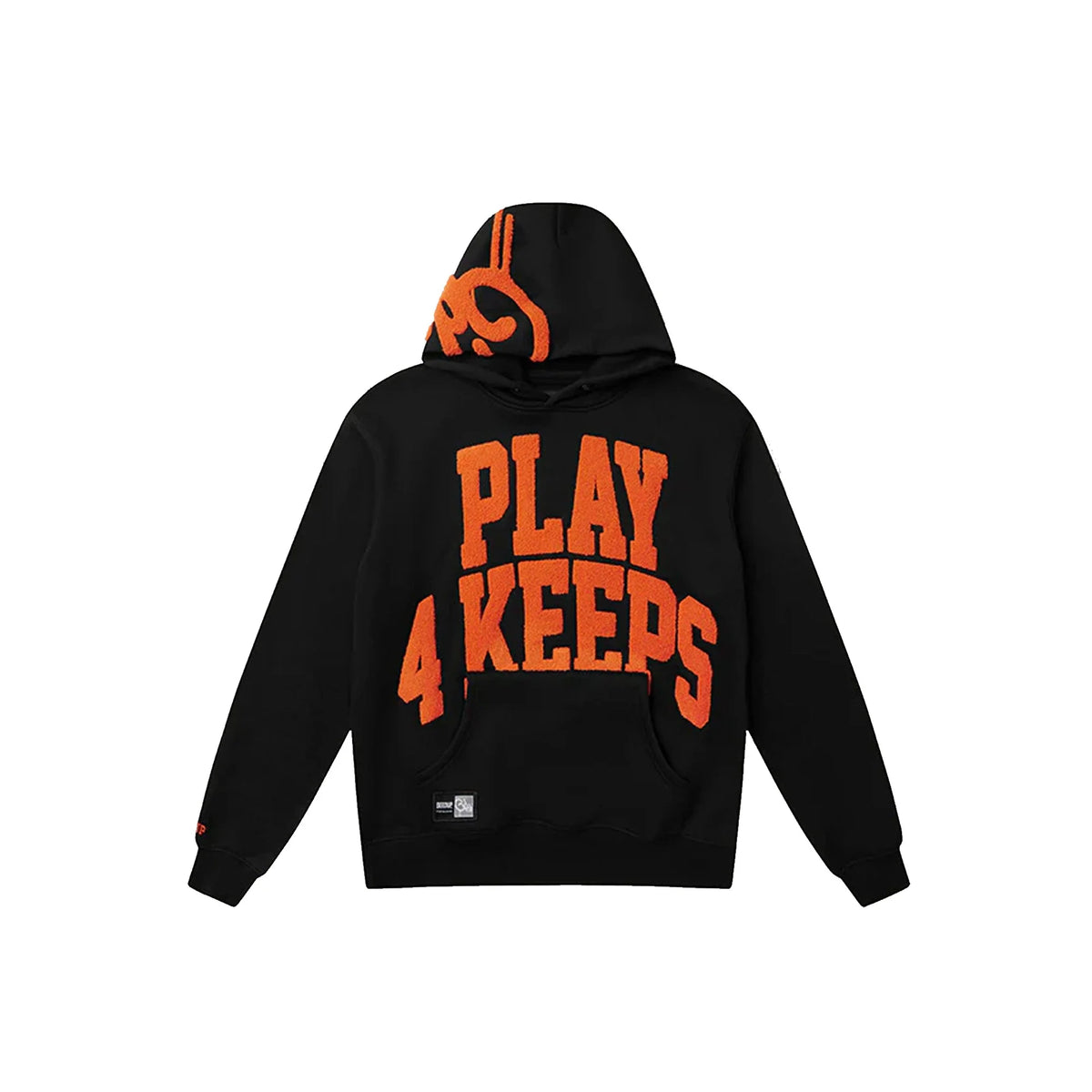 Geedup Play4Keeps Handstyle Hoodie 'Black/ Orange' (2025)