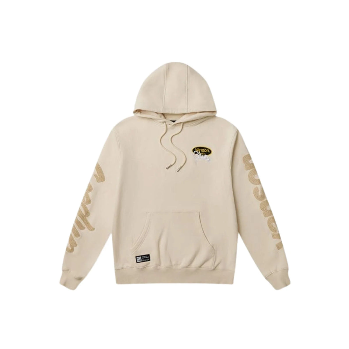 Geedup Script Logo x Vanson Hoodie 'Cream' (2026)