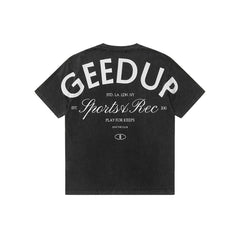 Geedup Sports & Rec. T-Shirt 'Wash Black' (2025)