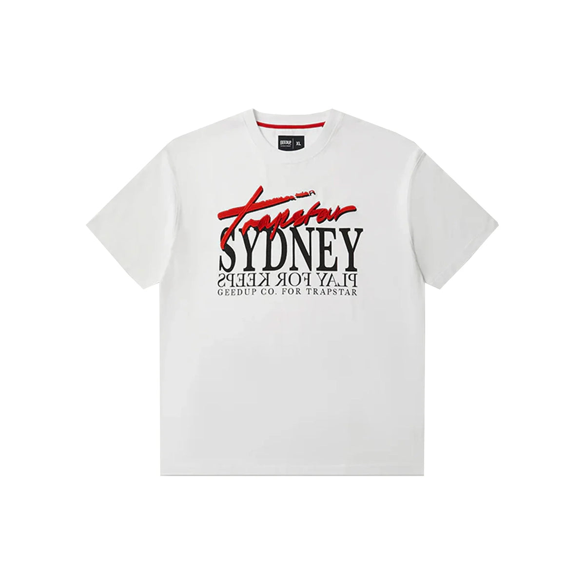 Geedup Sydney x Trapstar Secret T-Shirt 'White' (2025)