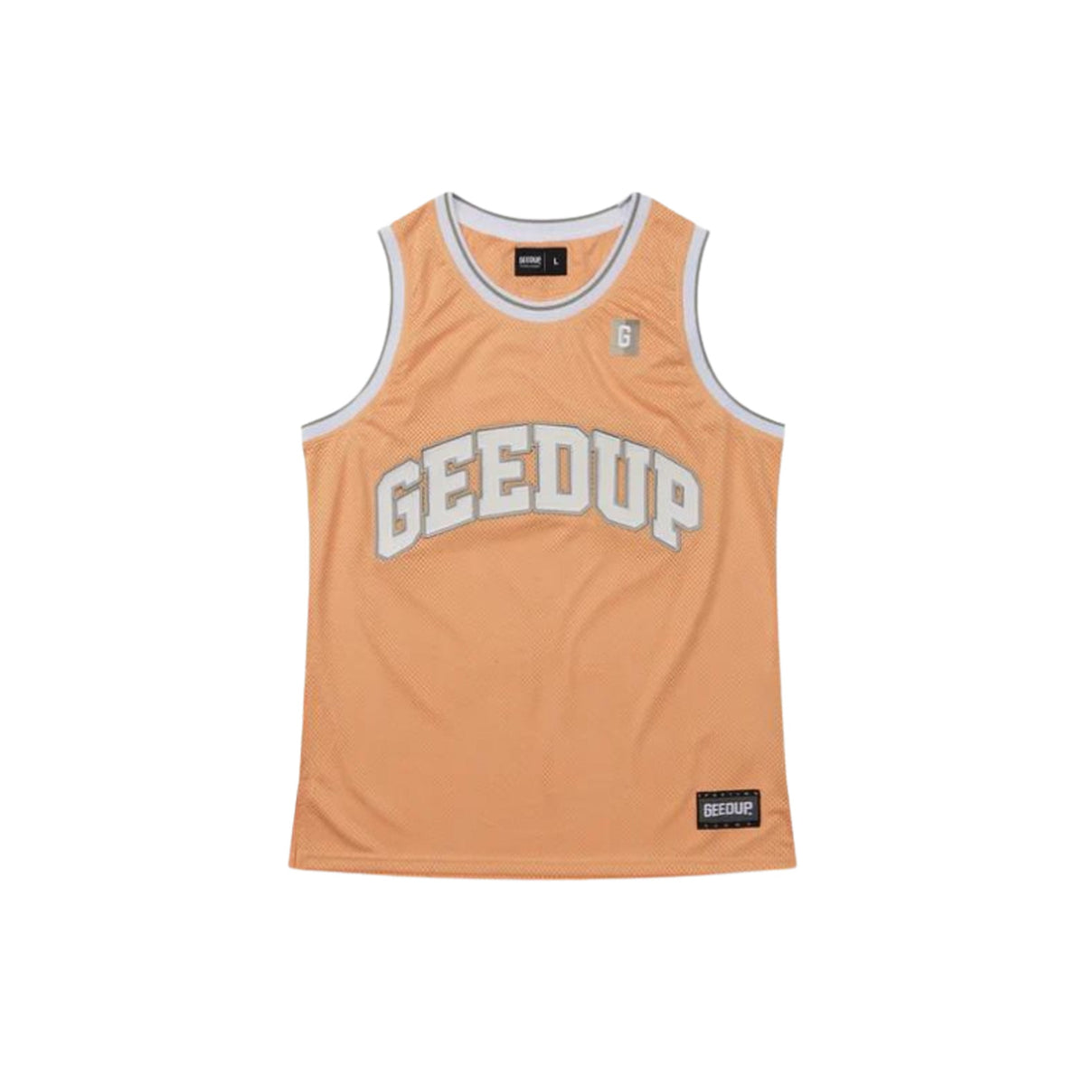Geedup Team Logo Basketball Jersey 'Peach'