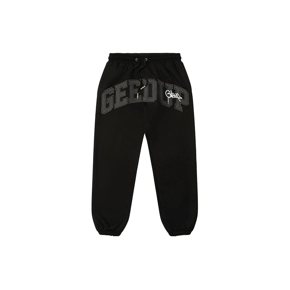 Geedup Team Logo/Handstyle Trackpant 'Black/ Grey/ White' (2025)