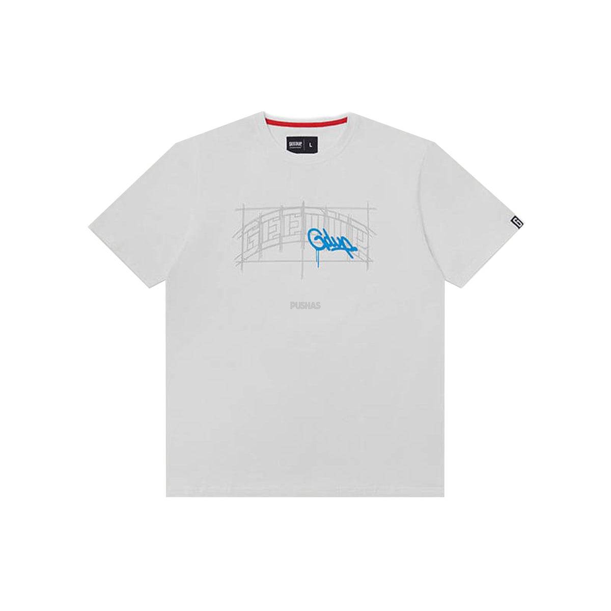 Geedup Team Logo Sketch T-Shirt 'White' (2024)