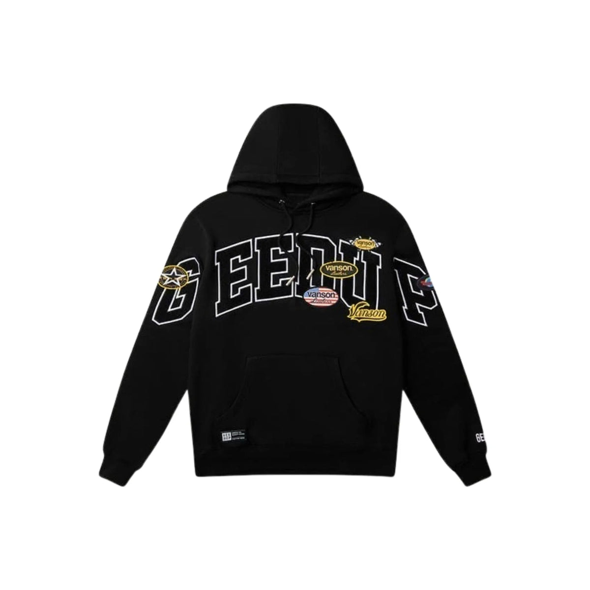 Geedup Team Logo x Vanson Hoodie 'Black' (2026)