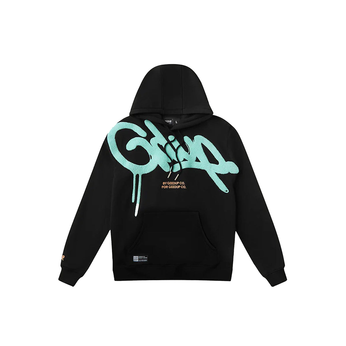 Geedup x Arrdee Handstyle Hoodie 'Black/ Multi' (2025)