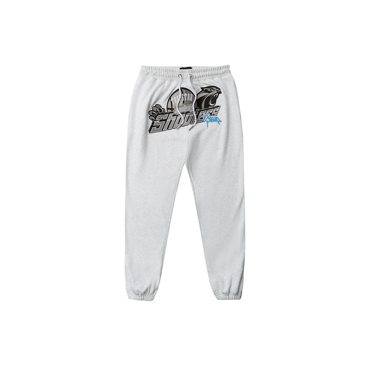 Geedup x Trapstar Sydney Shooters Trackpants 'White Marle/ Blue' (2025)