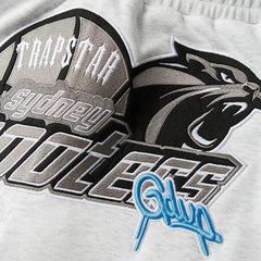 Geedup x Trapstar Sydney Shooters Trackpants 'White Marle/ Blue' (2025)