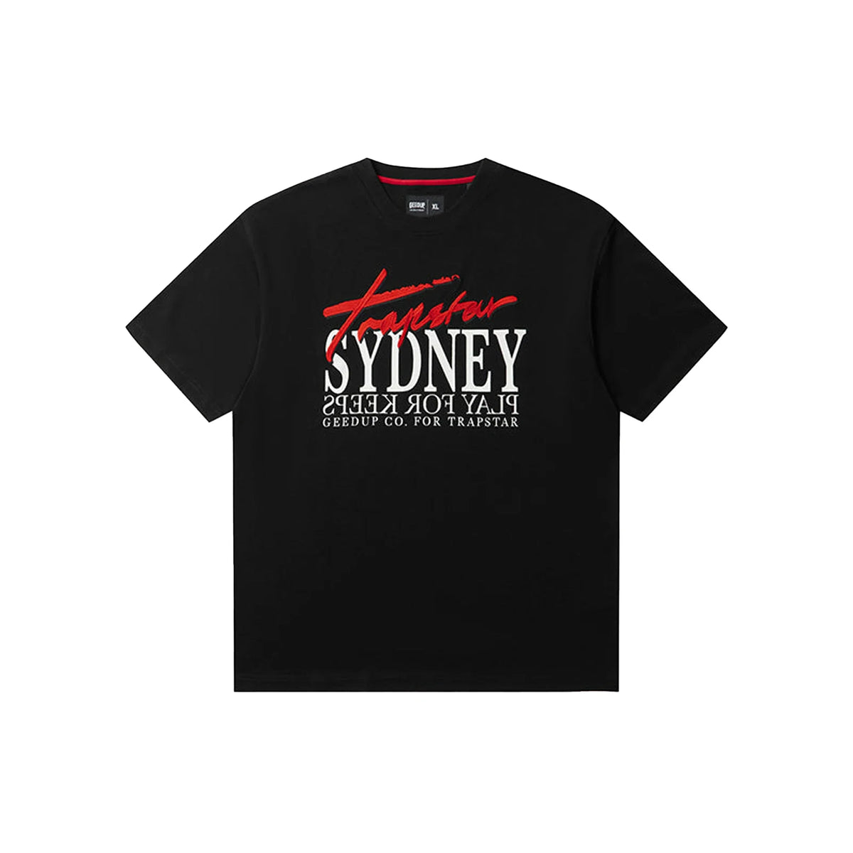 Geedup Sydney x Trapstar Secret T-Shirt 'Black' (2025)