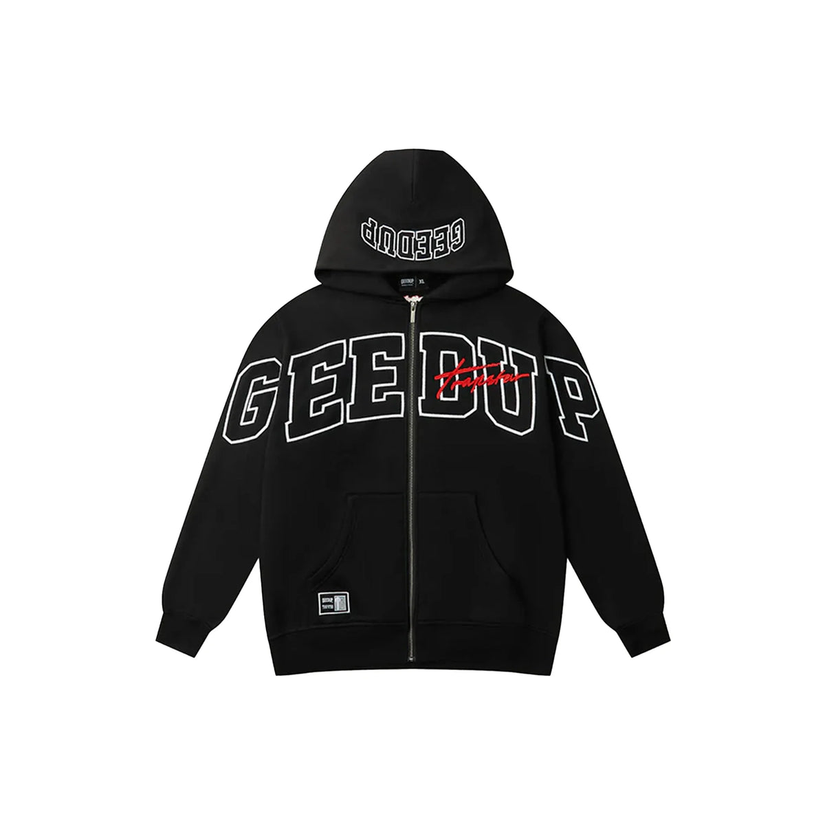 Geedup Team Logo x Trapstar Signature Jacket 'Black/ White/ Red' (2025)