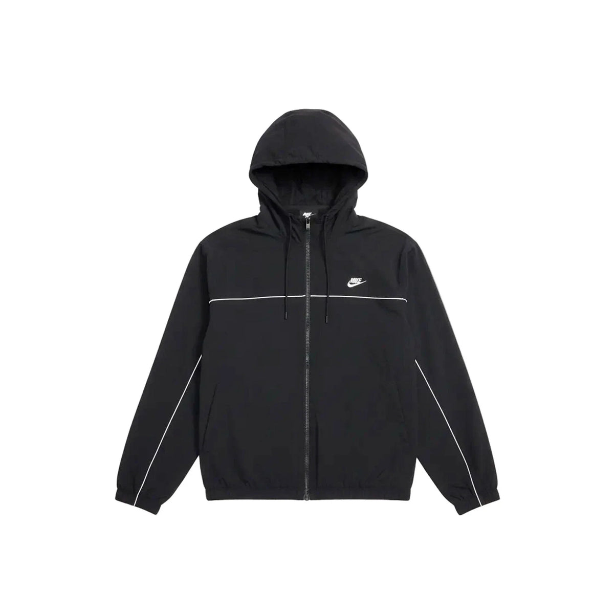Club Hooded Jacket 'Black/ White'