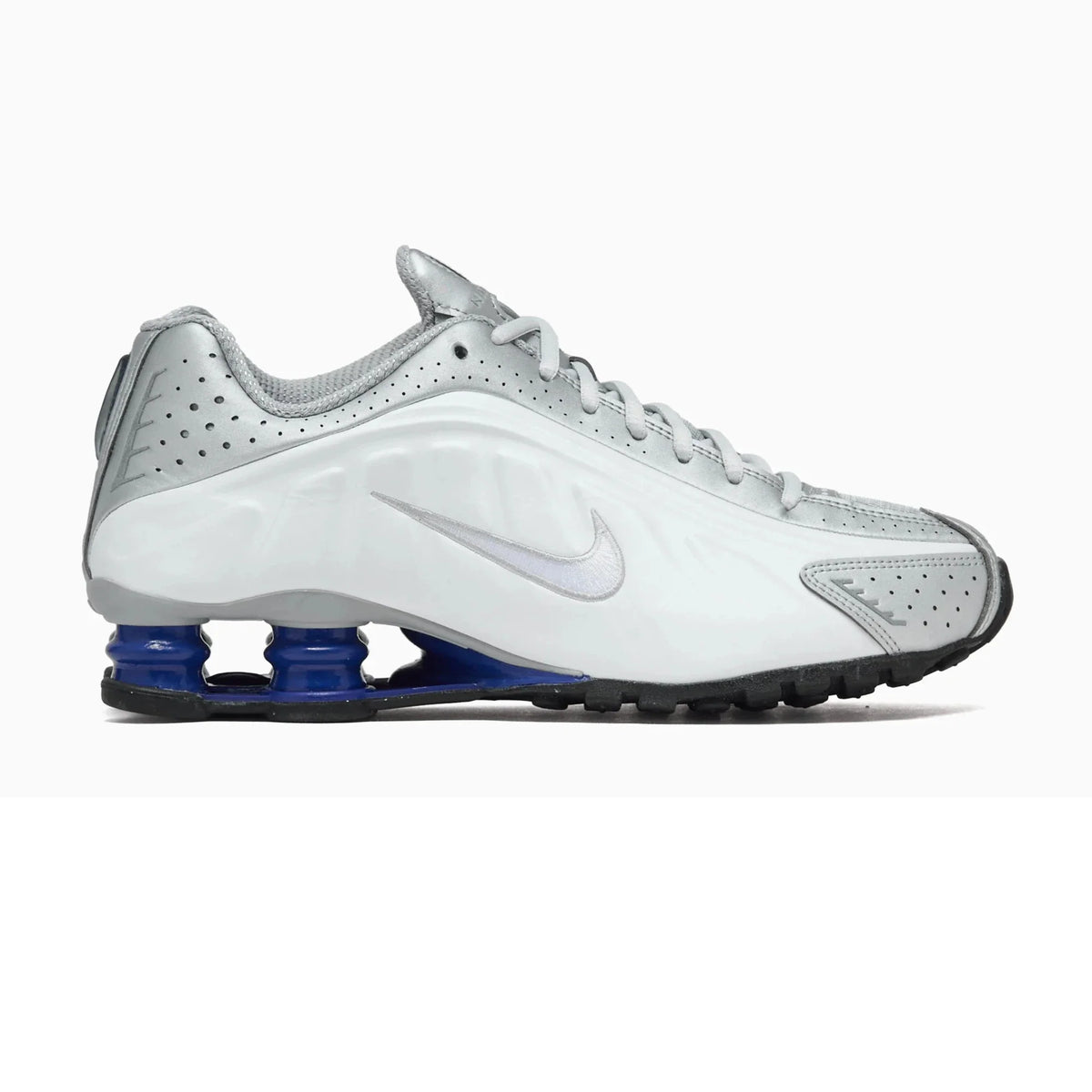Shox R4 'Metallic Silver Deep Royal Blue'