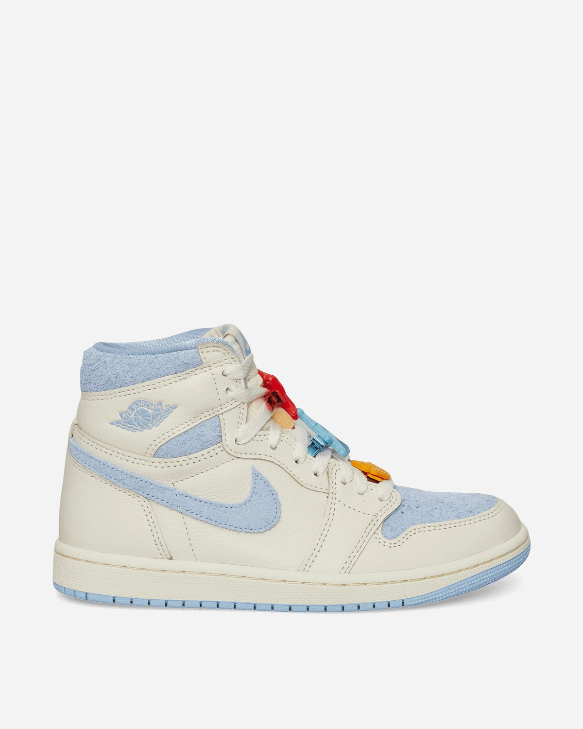Women's 1 Retro High OG Sneakers Pale Ivory / Psychic Blue