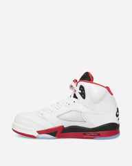 5 (GS) Sneakers Fire Red 'Black Tongue'